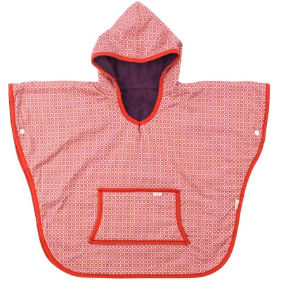 Poncho philo red (2-4 ans)