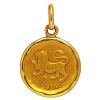M�daille cachet lion (or jaune)