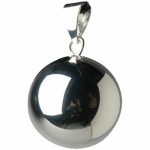 Bola rond argent� 20 mm - Babylonia