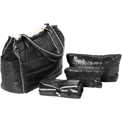 Sac � langer cabas Feather light noir/ivoire par Red Castle