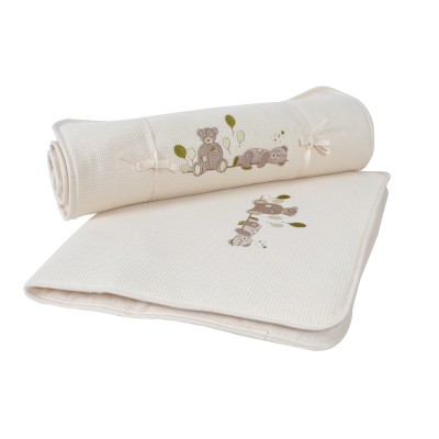 Tapis � langer rouleau Nounours (45 x 75 cm) par La maison des abeilles