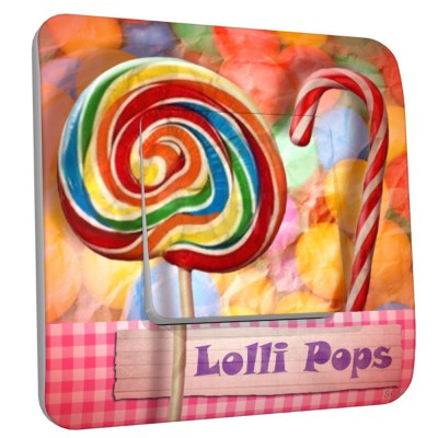 Interrupteur décoré simple lolli pops