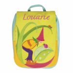 Sac � dos La lutine brod� ''Pr�nom'' - L'oiseau bateau