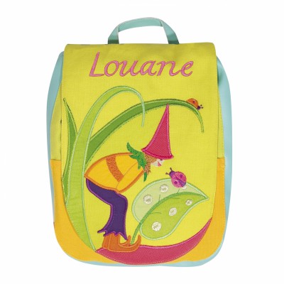 Sac � dos La lutine brod� ''Pr�nom'' par L'oiseau bateau