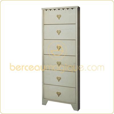 Chiffonnier coeur Angel des montagnes  par Mathy by bols