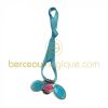 Bracelet miraculeux ruban en satin bleu