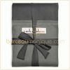 Echarpe de portage anthracite poche olive (COURTE) 