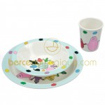 Set repas Barbapapa (3 pi�ces) - Petit Jour Paris