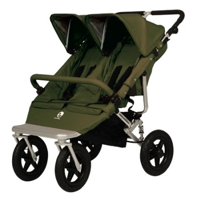Poussette double Duo Vert olive par EasyWalker
