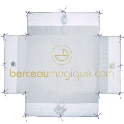 Tapis de parc avec rebords Arthur & Merlin (75 x 95 cm) par Noukie's