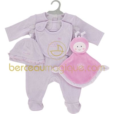Set naissance Bouquet d'�t� (pr�matur� au 6 mois) par Sucre d'orge