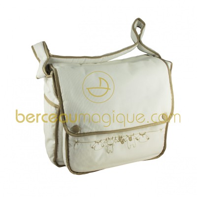Sac � langer ivoire Trousseau par Tartine et Chocolat