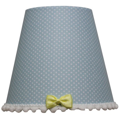 Abat-jour clouds bleu pour lampe (13 x 14 cm)