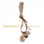 Bracelet miraculeux ruban en satin rose - M�r�sine
