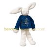 Peluche Lapin ivoire t-shirt navy Agn�s B (32 cm)