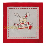 Tapis Lapin fragile (100 x 100 cm) - Candide
