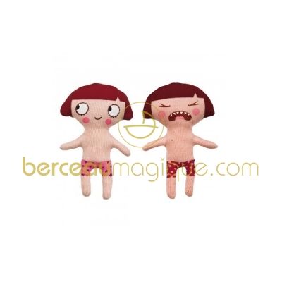 Valisette Fille Humeur Mi content ( 2 pi�ces / 9 cm)   par  Trousselier