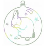 Stickers mural Dodo-boule Lapin - Mimi'lou