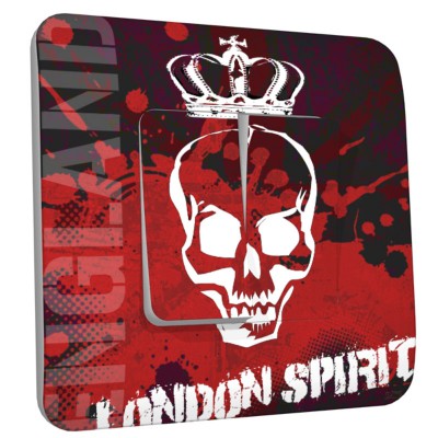Interrupteur décoré double london spirit