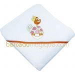Sortie de bain orange (80 x 80 cm) - Babycalin