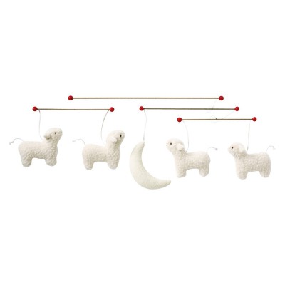 Mobile baguettes moutons et lune  par Trousselier