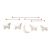 Mobile baguettes moutons et lune 