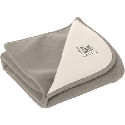 Couverture r�versible double polaire sable et ivoire (100 x 72 cm) par Red Castle