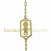 Gourmette Tr�sor gar�on laqu� (Or jaune)