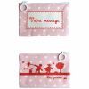 Mini pochette � maquillage rose personnalisable