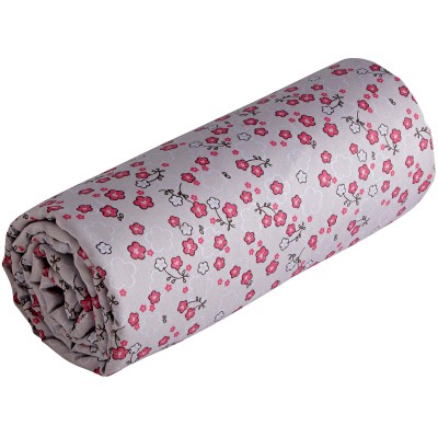 Drap housse satin de coton bio mon papillon de nuit (60 x 120 cm)