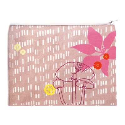 Trousse fleurs rose   par  Mimi'lou