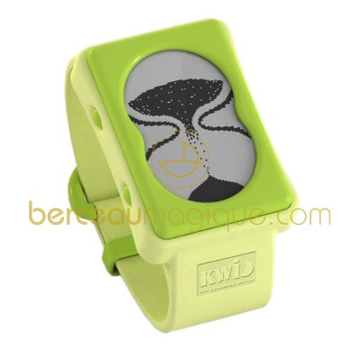 Montre sablier Kwid verte par Kid'sleep