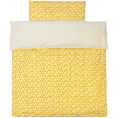 Housse de couette + taie d'oreiller balloon yellow (110 x 135 cm)