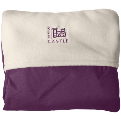 Couverture coupe-vent p�pin et ivoire (100 x 72 cm) par Red Castle