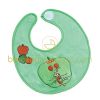 Bavoir naissance pouet pouet Barbamama fruits vert