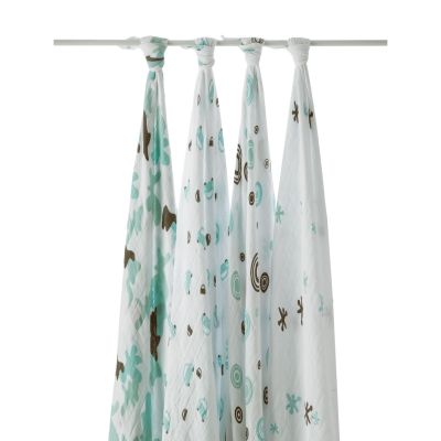 Lot de 4 maxi-langes Voitures par Aden + Anais
