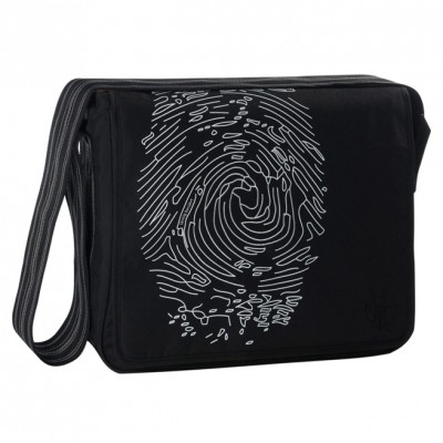 Sac � langer mallette Casual Empreinte noir par L�ssig