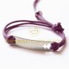 Bracelet ''I am'' Fille (Or blanc)