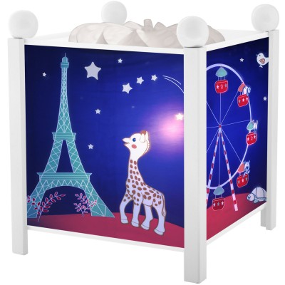 Lanterne magique sophie la girafe blanche