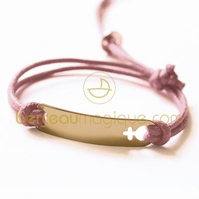 Bracelet ''I am'' Fille (Or jaune) par Mikado