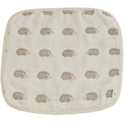 Doudou plat hérisson beige