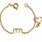 Cha�ne for�at ronde avec s�curit� (Or jaune) - Becker