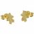 Boucles d'oreilles petite fille (Or jaune) par Loupidou