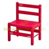 Chaise basse framboise