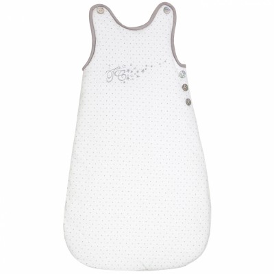 Gigoteuse blanche Pluie d'�toile (70cm) par Tartine et Chocolat