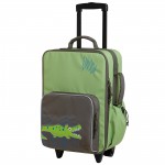 Valise trolley Croco vert - L�ssig