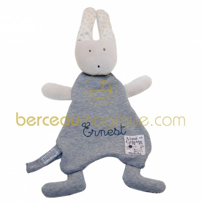 Doudou lapin personnalisable Aim� et C�leste (25 cm) par Moulin Roty