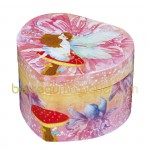 Petite bo�te � bijoux musicale coeur F�e rose - Trousselier