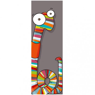 Tableau tête de ver de terre (20 x 60 cm)