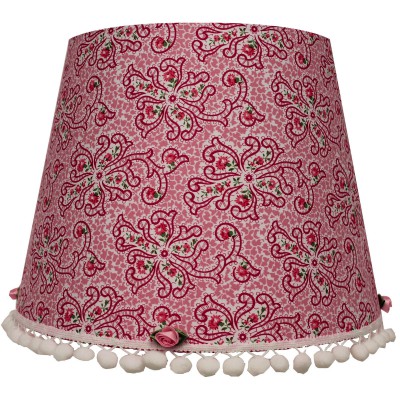 Abat-jour high tea rose pour suspension (35 x 28 cm)